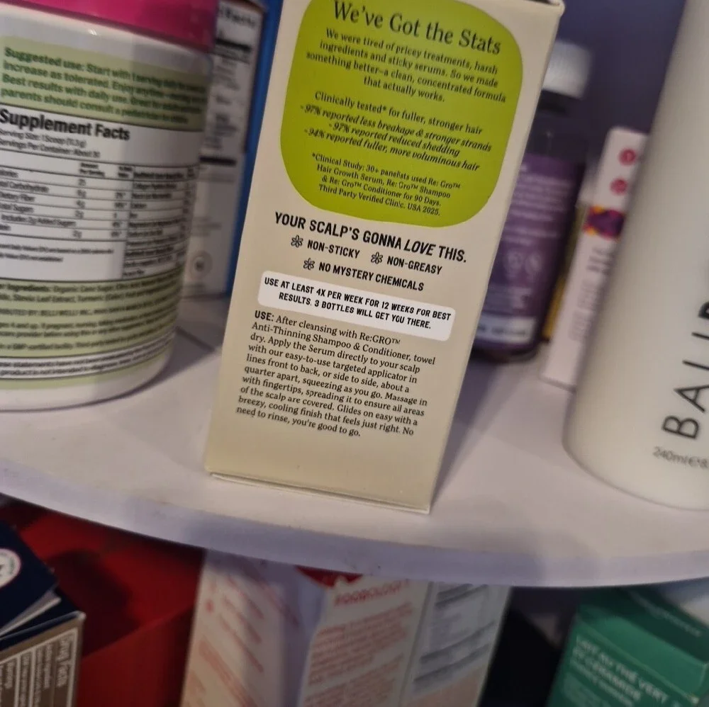 Re:GROW Anti-Thinning Scalp Serum - California Naturals Nwt